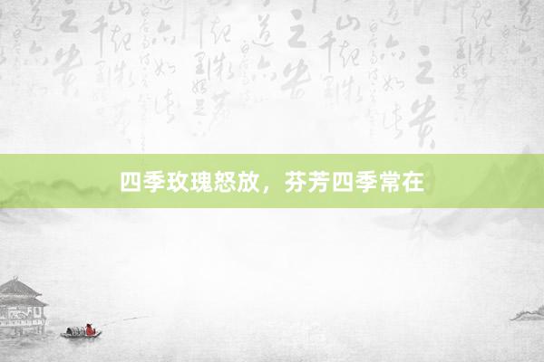 四季玫瑰怒放，芬芳四季常在
